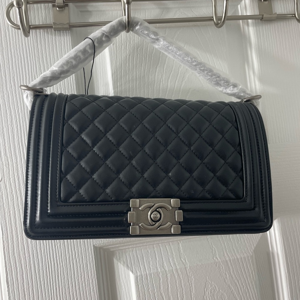 Chanel Black Quilted Leather Bag